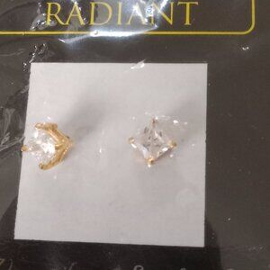 Russian Radiant Gold Vermeil Over Sterling Silver Earrings
